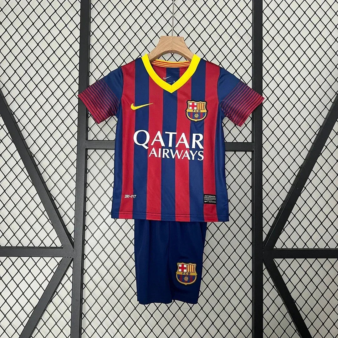 2013/2014 Retro Barcelona Local Kit Talla Niño