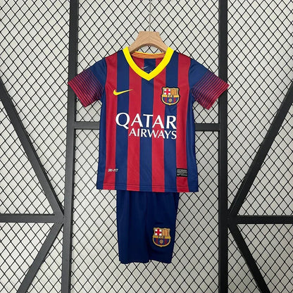 2013/2014 Retro Barcelona Local Kit Talla Niño