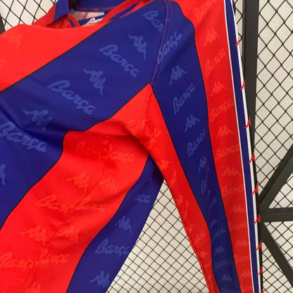 1995-1997 Retro Barcelona Local Manga Larga