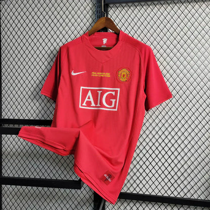 2007/2008 Retro Manchester United Local Champions League Kit