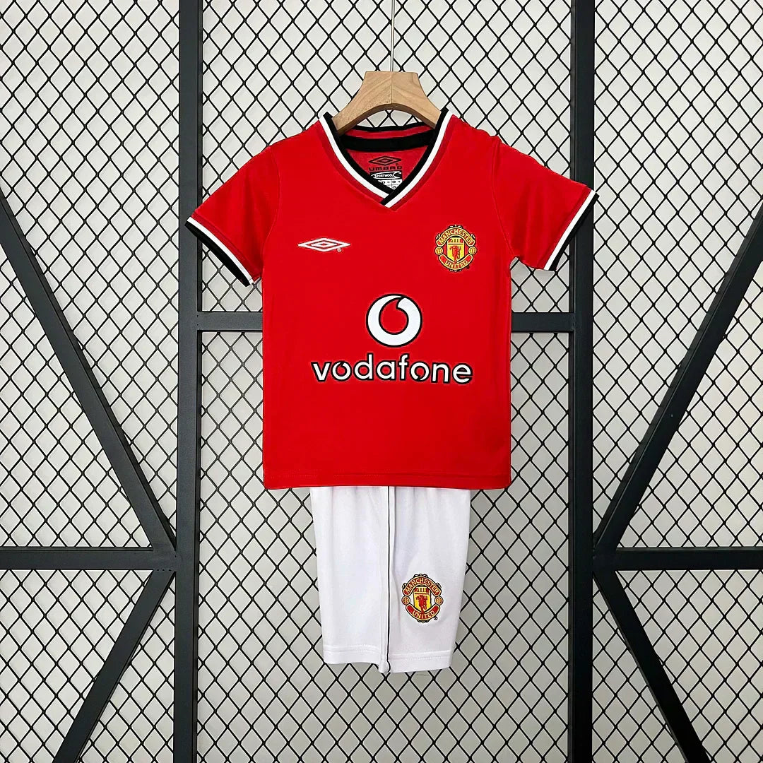 2000/2002 Retro Manchester United Local Talla Niño