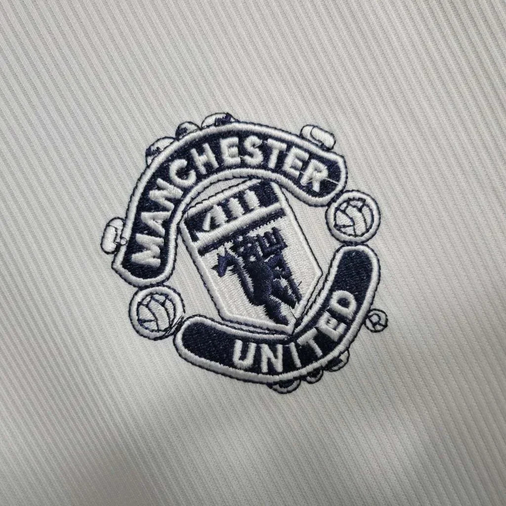 2000/2001 Retro Manchester United Visitante Manga Larga