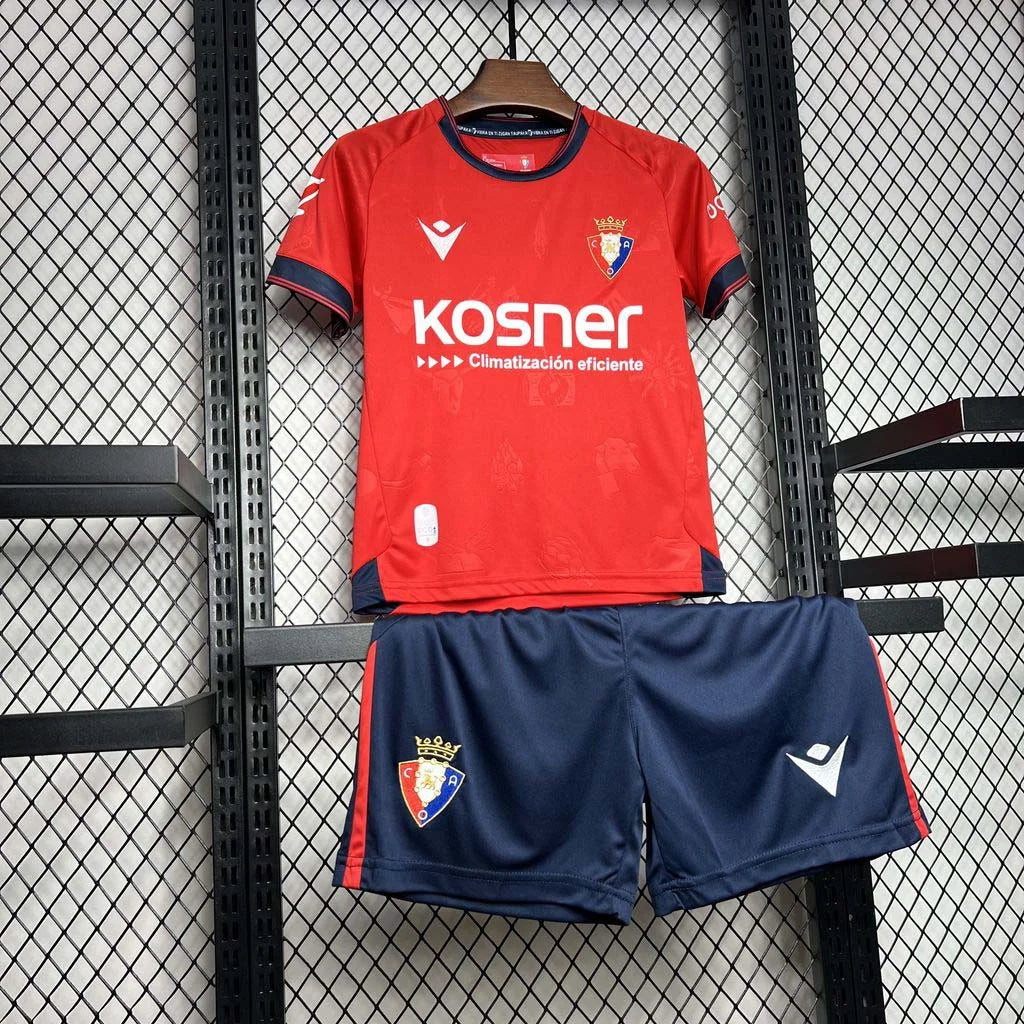 2024-2025 Osasuna Local Kit Talla Niño