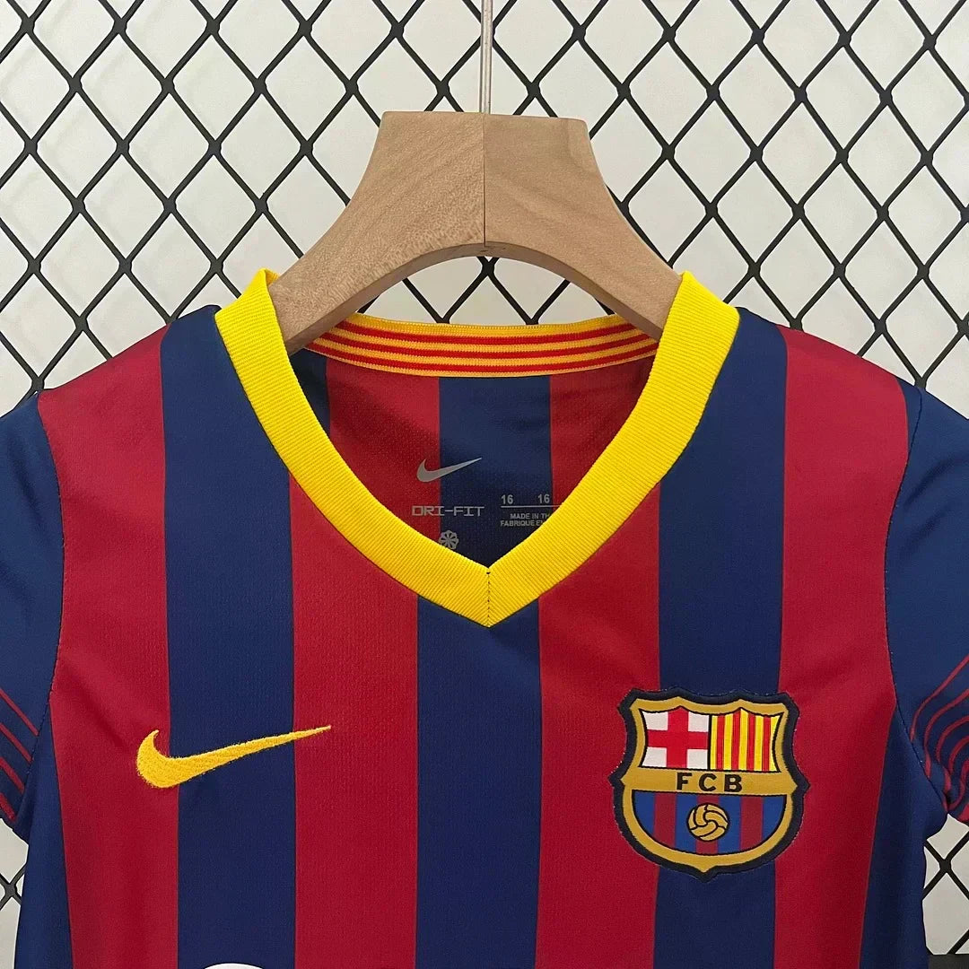 2013/2014 Retro Barcelona Local Kit Talla Niño