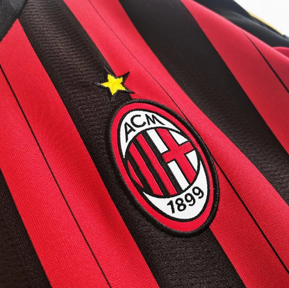 AC Milan Retro 2013-2014 Manga Larga Local Kit