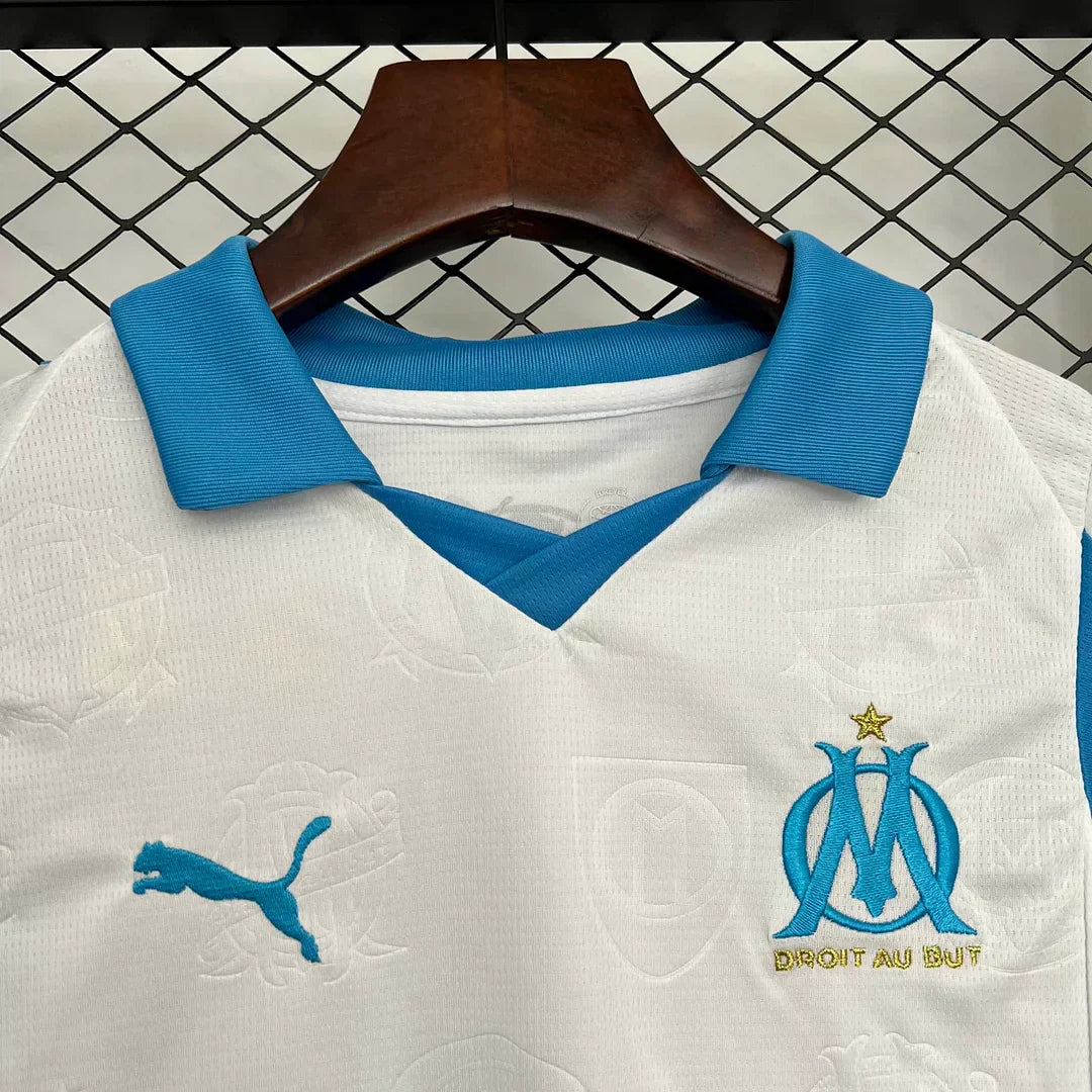 2025/2026 Olympique de Marseille Local Kit Talla Niño