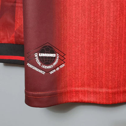 1996/1998 Retro Manchester United Local Manga Larga