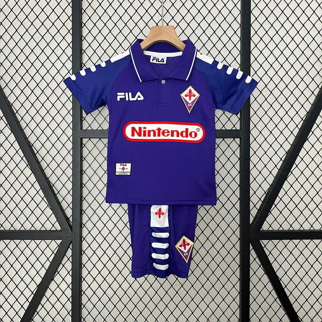 1998/1999 Retro Fiorentina Local Kit Talla Niño