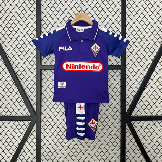 1998/1999 Retro Fiorentina Local Kit Talla Niño