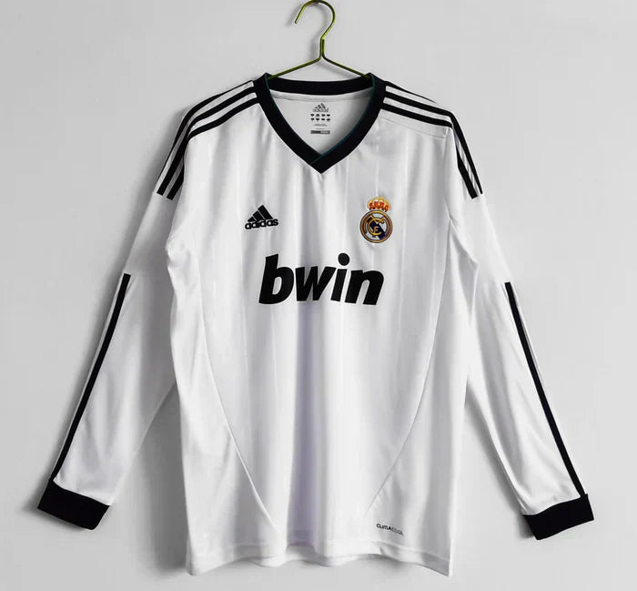 Real Madrid Retro 2012-2013 Local Kit Manga Larga